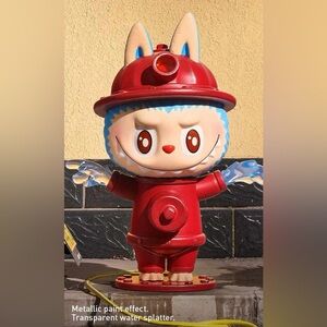 Almost Hidden Labubu- Fire Hydrant